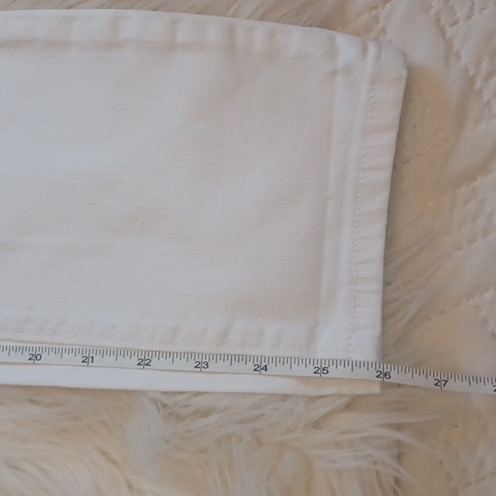 {LOFT} White Skinny Crop Jeans - Picture 4 of 5